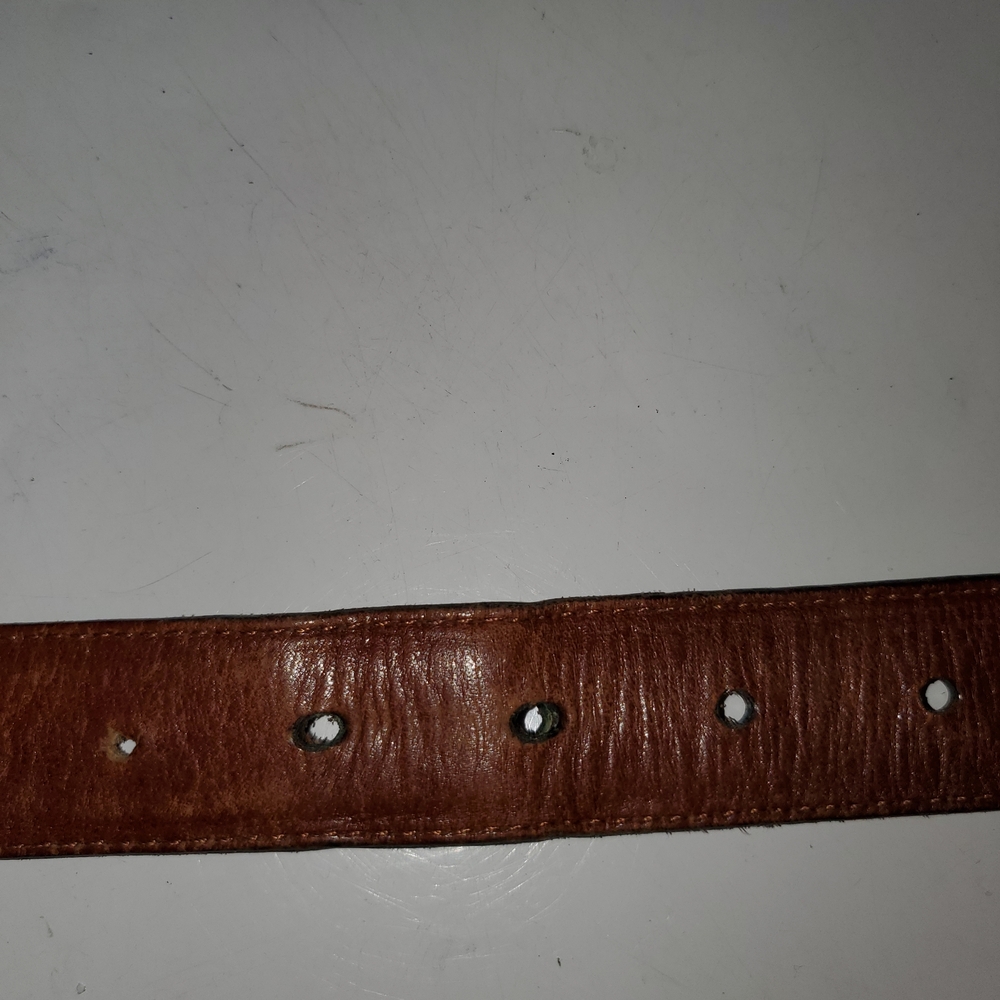 Coach Black and Brown Leather Belt - Picture 4 of 8